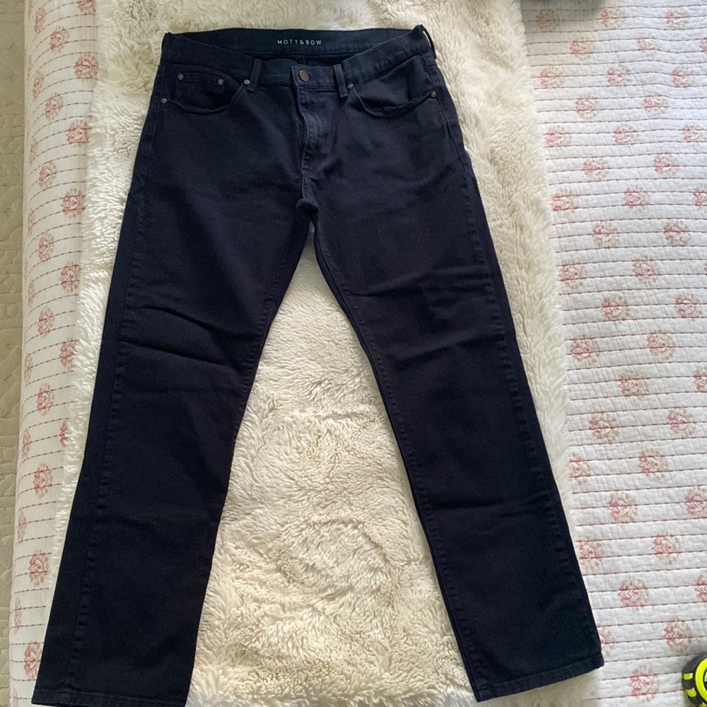 Mott & Bow men’s black jeans size 34